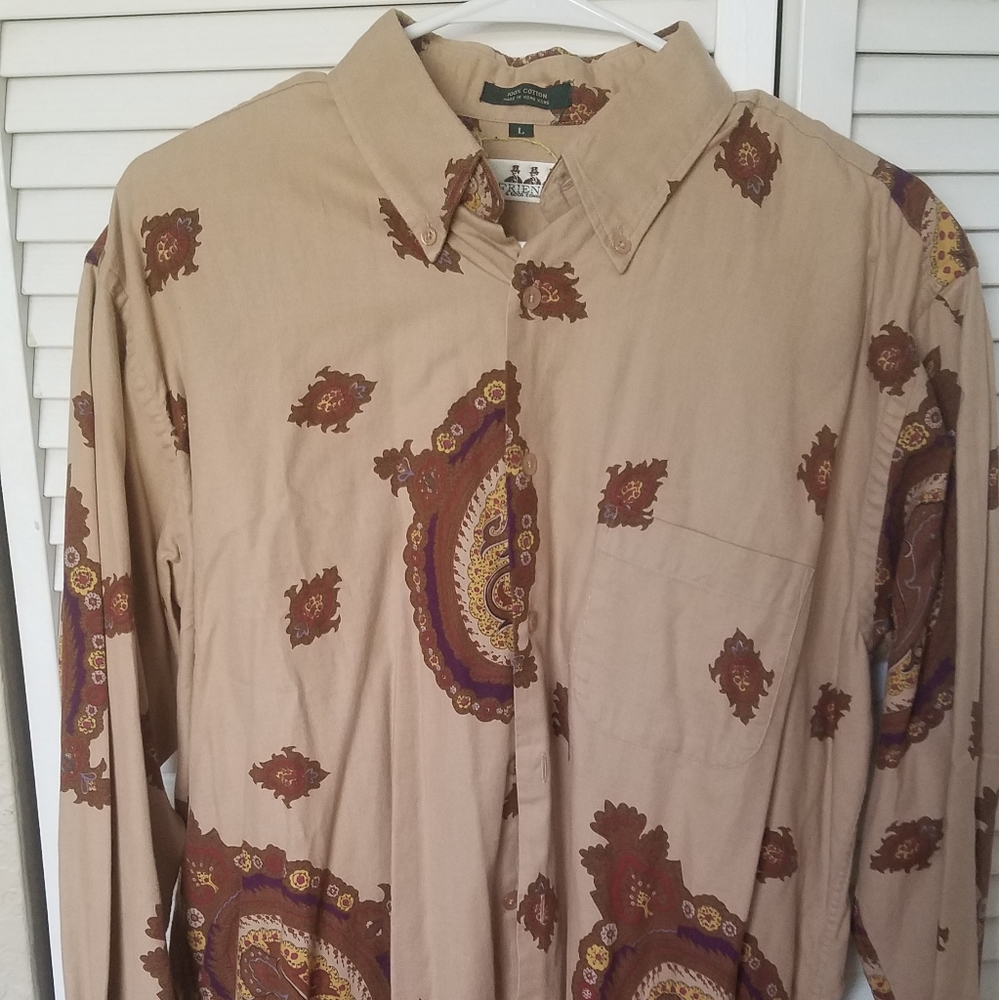 Long sleeve button up dress shirt